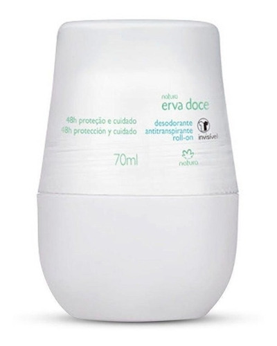 Desodorante Anti Transpirante Rollon Erva Doce Natura Unisex 48hs De Protección 