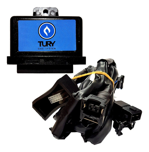 Emulador T54 A 4 Bicos Injetores Chicote Conectores Tury Gas
