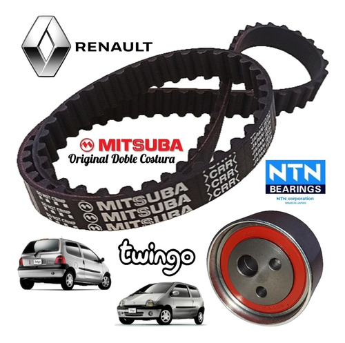 Kit De Tiempo Renault Twingo 8v Correa Mitsuba Tensor Ntn