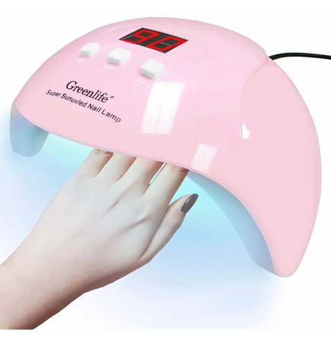 Secador De Uñas Lampara Uv Led  54w Temporizador