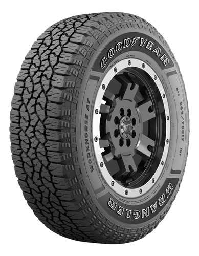 1 Llanta Lt265/70r17 121/118s Goodyear Wrangler workhorse At