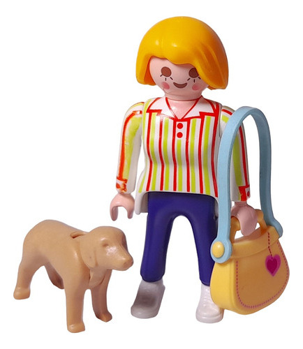 Playmobil Mama Con Cartera Y Mascota *3919 Tienda Playmomo 