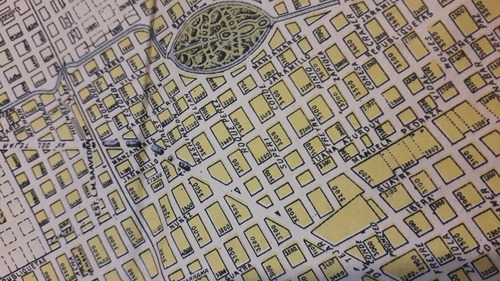 Antiguo Mapa Ciudad Buenos Aires Capital Federal Plano 1934 (Usado)
