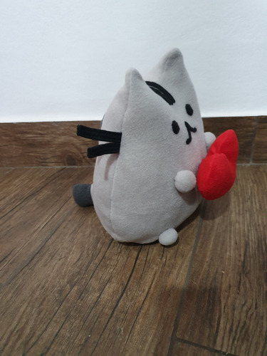 Muñeco Pusheen The Cat Love Amor Corazón. Artesanal Grande
