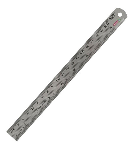 Guías Métricas, Mxule-001, 1 Pza, 20cm, Acero Inoxidable, Gr