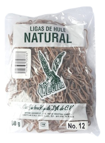 Liga Hule Natural #12 Con 160 Gr 2 Bolsas