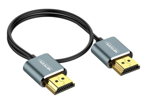 Cable Slim Hdmi Netcom 4k 60hz V2.0 De 8 Mts 32 Awg