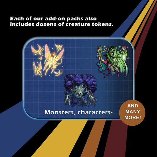 Dungeon Craft: Conjunto De Terreno 2d Del Bosque De Hadas Tt