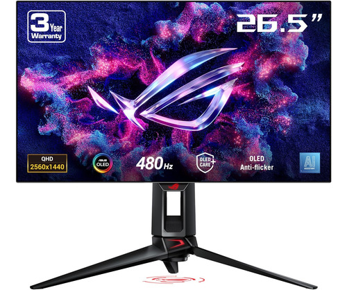 Monitor De Jogos Asus Rog Swift Oled 27 1440p (pg27aqdp) -..