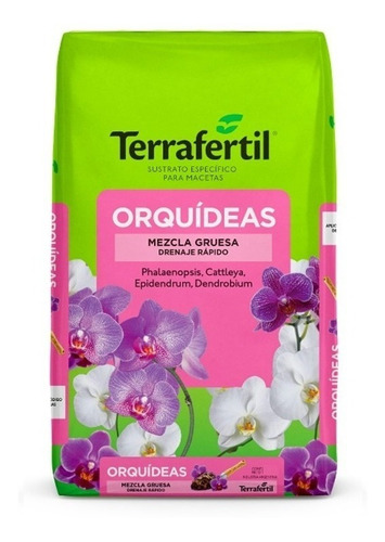 Sustrato Orquídeas Corteza Y Musgo Terrafertil 5 Litros