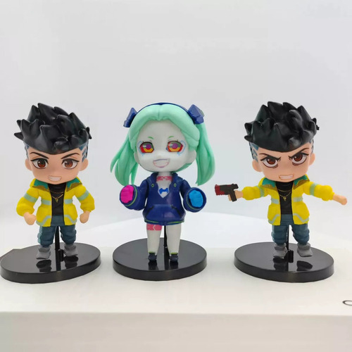 Figuras De Acción Lindas De Lucy Rebecca David De Cyberpunk,