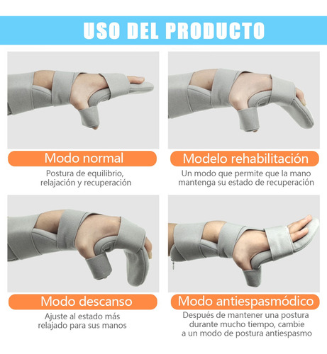 Soporte Ajustable For Dedo Férula De Mano Nocturna Reposa