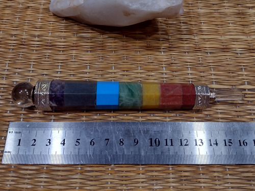 Vara Energía 7 Chakras Piedras Naturales ( India) Única