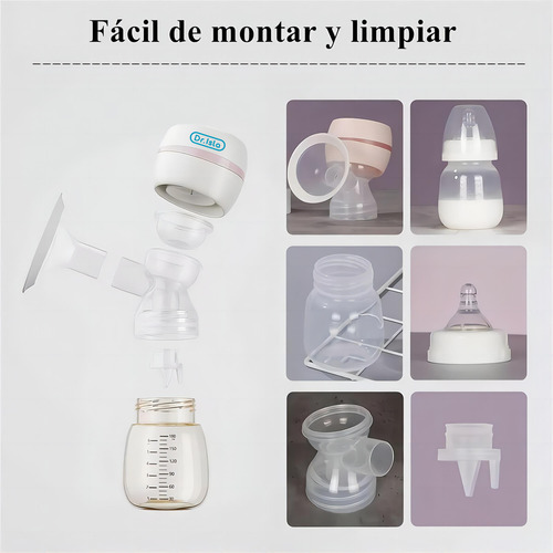 Dr.isla Eb11White Extractor De Leche Eléctrico Sacaleche 3 Modos 9 Niveles blanco 5V