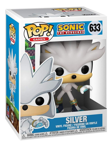 Funko Pop! Sonic 30th - Silver #633 Con Detalles