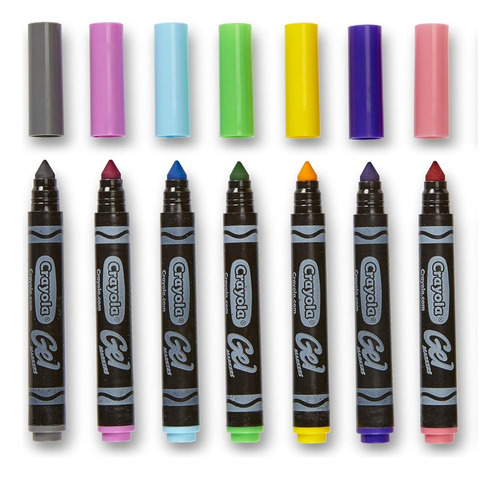 Marcadores Gel Plumon Lapices Lavables Crayola Set 8 Colores