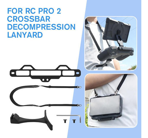 Para Dji Rc Pro2 Abdominal Soporte,barra Aluminio+arnés