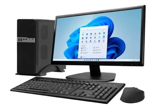 Computadora Pc Completa Armada Con Monitor Mouse Y Teclado (Reacondicionado)