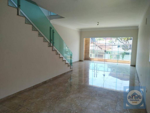 Casa Com 4 Dormitórios À Venda, 300 M² Por R$ 1.130.000,00 - Marapé - Santos/sp - Ca1210