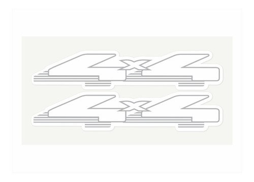 Emblema Adesivo 4x4 Ford Ranger 2003 Par 4404cc