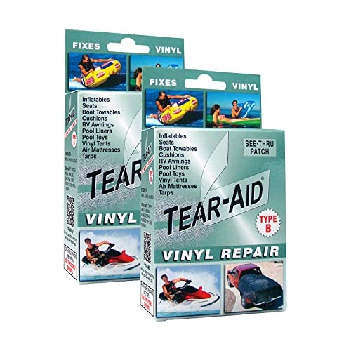 Tear-aid Kit De Reparación De Vinilo Tipo B, Verde, Paquete 