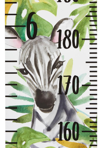 Growth Chart For Kids, Wall Chart In Safari Jungle Design (7
