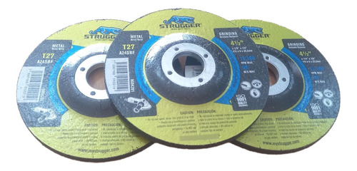 Disco Desbaste P/ Acero Al Carbon 4-1/2¨x1/4¨x7/8¨ T27 Strug