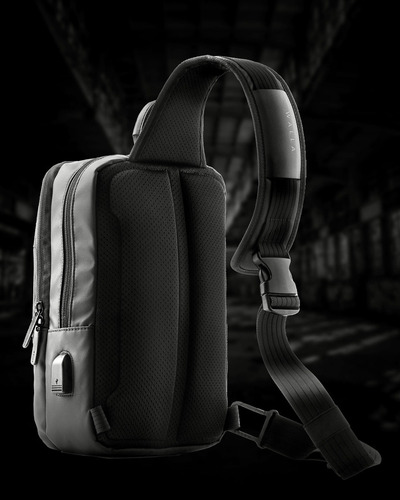 Mochila Walla - Apex / Bandolera Urbana Viaje - Premium Color Negro
