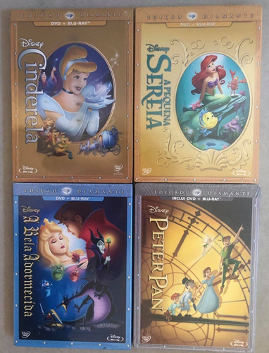 Blu Ray + Dvd Coleçao Disney (novo Lacrado) Com Luva