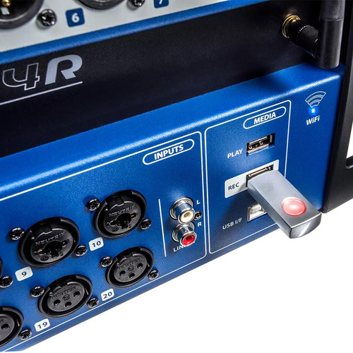 Mesa De Som Digital Soundcraft Ui24r Com Bag Acolchoada