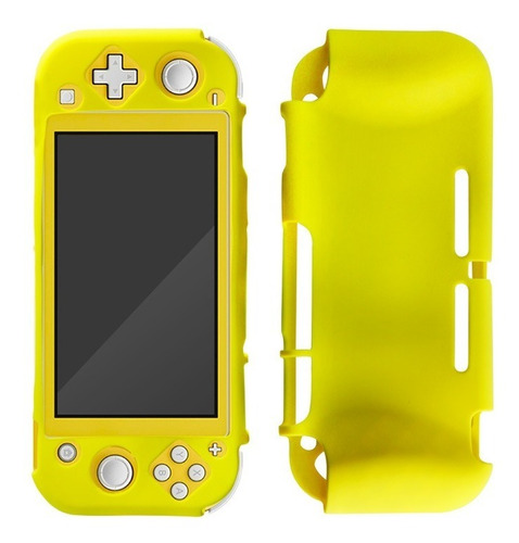Carcasa Protectora Silicona Nintendo Switch Lite Amarillo
