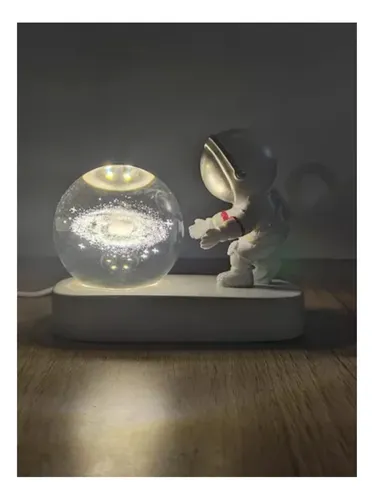 Lampara Modelo Astronauta Con Esfera 3d Diseño Variable