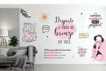 Comprar Adesivo Parede Bronzeamento Estética Salão Pele Morena Bbz3
