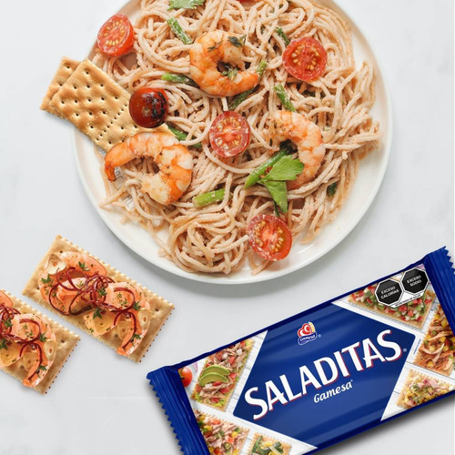 Galletas Saladitas Saladas Gamesa 8 Paketines 137g Cada Uno