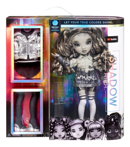 Muñeca Articulada Nicole Steel Rainbow High.