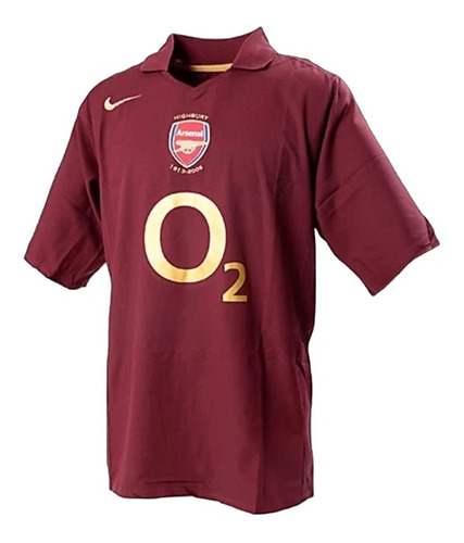 Remera Retro Fútbol Arsenal 2004 Henry 14