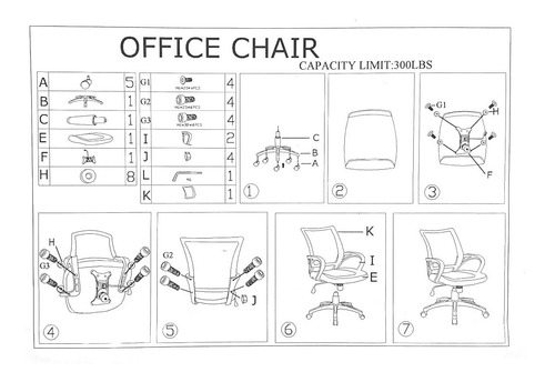 Imagen 6 de 8 de Sillon Ejecutivo Silla Oficina Pc Escritorio Regulable Air