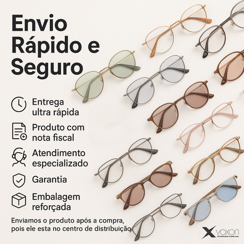 Óculos De Sol Octogonal Retrô Feminino Proteção Uv400 Grande Elegante