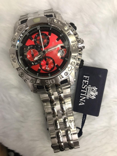 Relógio G3547ht Festina Bike Tour Linha Silver Red Oferta