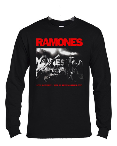 Polera Ml Ramones Live At The Palladium Punk Abominatron