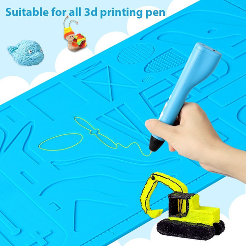 Imagen 7 de 7 de Filamento Pla 1.75 Y Almohadilla De Silicona 3d - Dikale