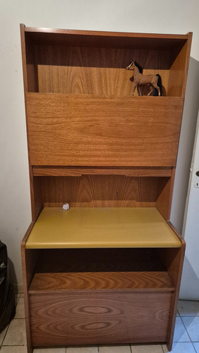 Lote De 2 Muebles Tipo Repisa - No Se Envían- Estado Regular Marrón Claro (Usado)