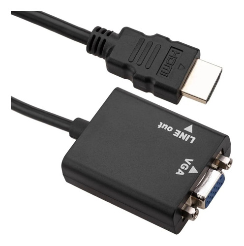 Conversor Digital Philco Vga A Hdmi Con Conexión A Audio