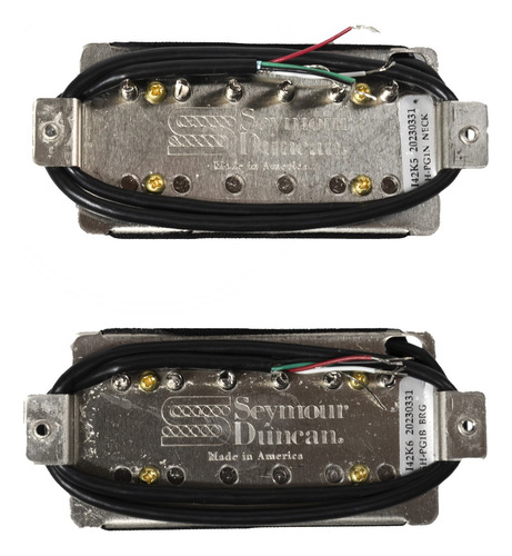 Seymour Duncan Pearly Gates Set Pastillas Guitarra Humbucker Color Negro
