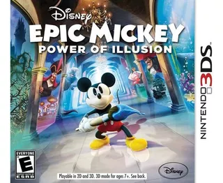 Epic Mickey Power Of Illusion Nintendo 3ds Físico Seminovo