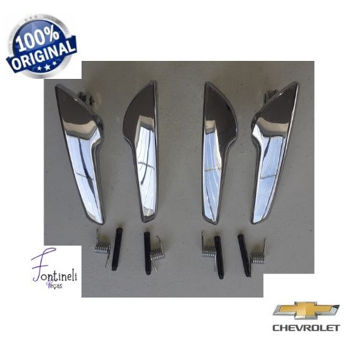 Kit 4 Maçanetas Internas Onix Tracker Cromada Original