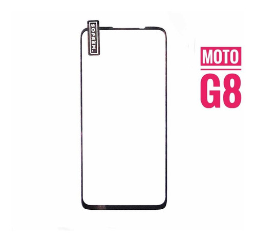 Vidrio Templado Moto G8    Glass Full Cover 