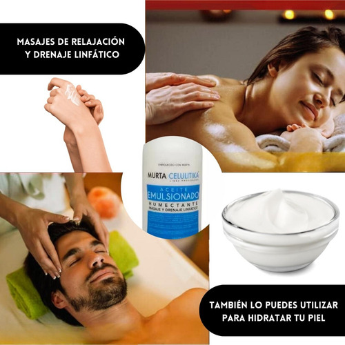 Aceite Emulsionado Drenaje Linfático Reductor 1litro Cosedeb