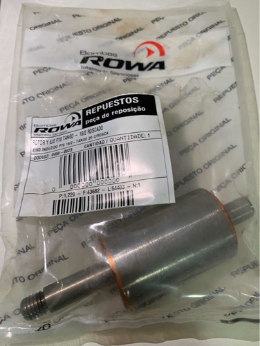Rotor Y Eje P70 C/rosca Rowa Sfl 20 Y Press 20 Repuesto