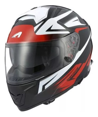 Casco Motocicleta Astone Gt1000f Integral Dot Grey Red White